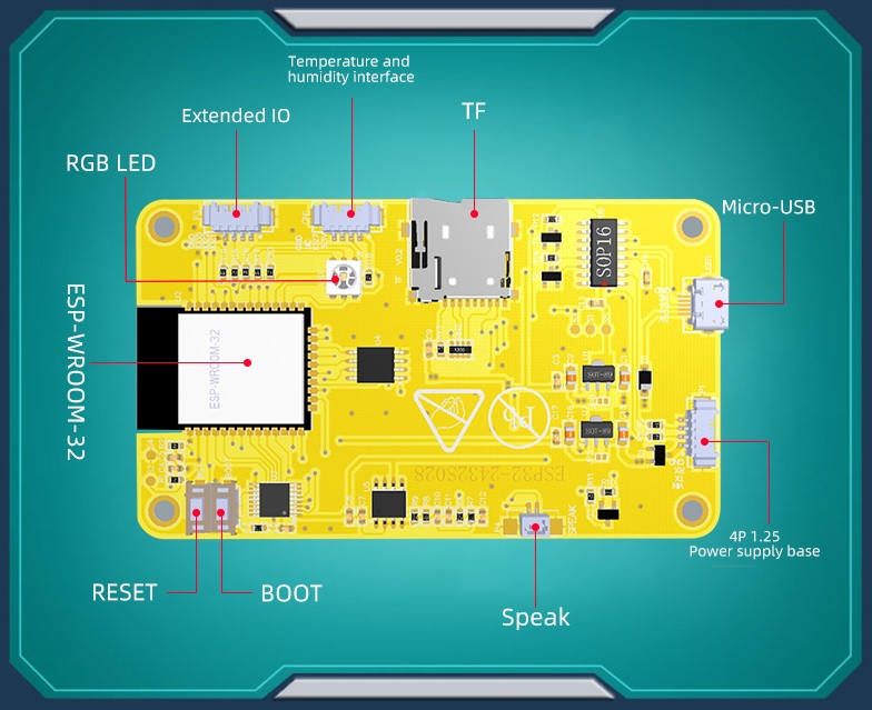 2.8' ESP32-2432S028R - esp3d.io