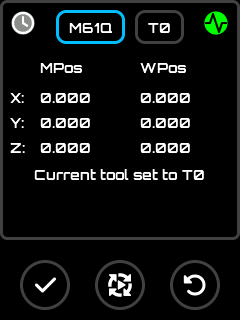 Change Tool Screen