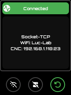 Connection Status Screen