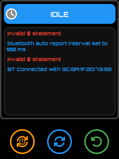 Firmware Status Screen