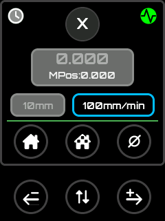 Jog Screen continuous
