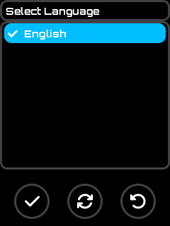 Languages Screen