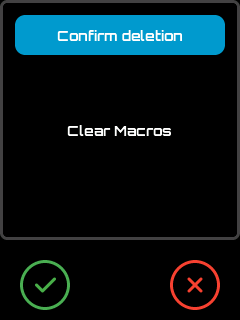 Macros Screen