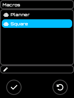 Macros Screen