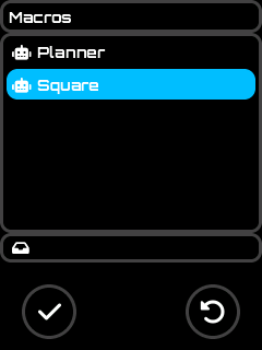 Macros Screen