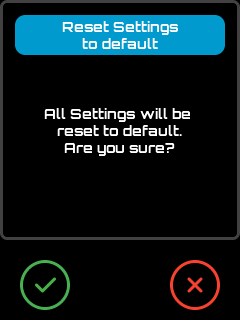 Restart confirmation