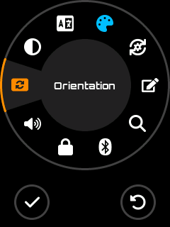 orientation setting
