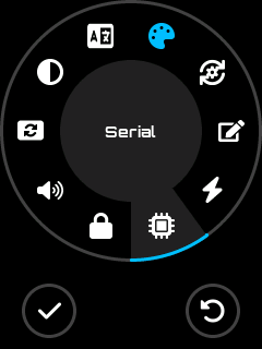 Serial selected