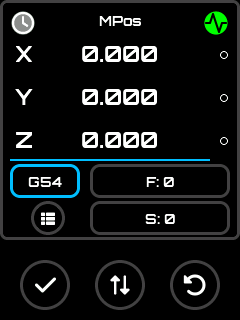 Status Screen Workspace view