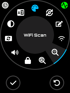 WiFi Scan Menu